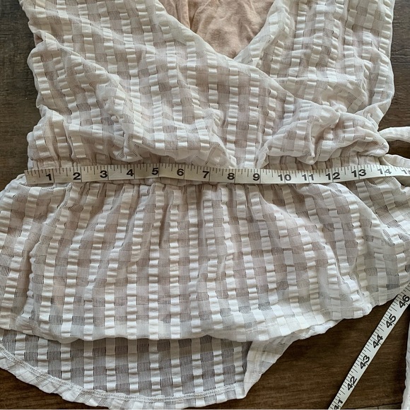 Anthropologie Deletta lace V neck side tie tank - Picture 8 of 11